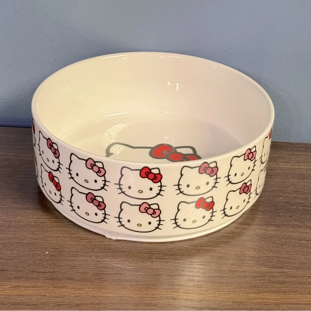 Hello Kitty Ceramic Pet Bowl